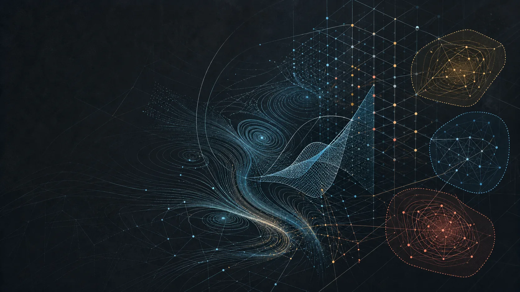 Mathematical visualization of interacting dynamical and network structures