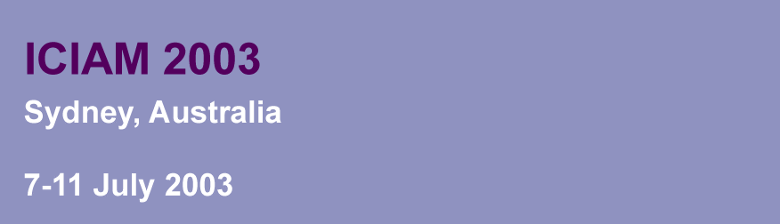 ICIAM 2003