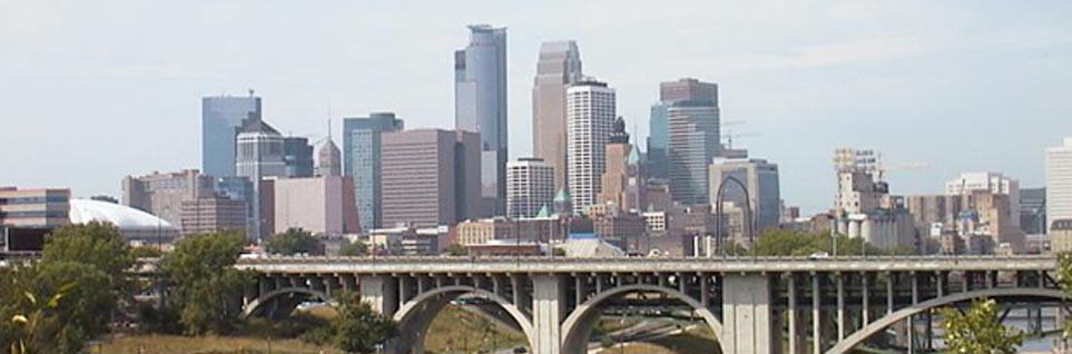 Minneapolis: Downtown Skyline from the East Bank