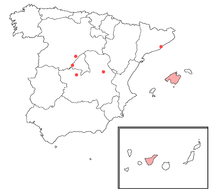 Map of Spain